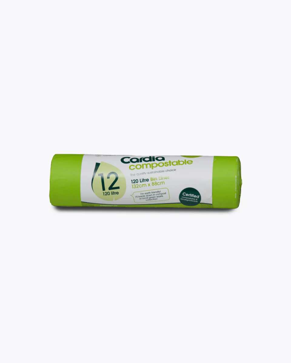 120L - 140L Compostable Bin Liners | 144 Per Box