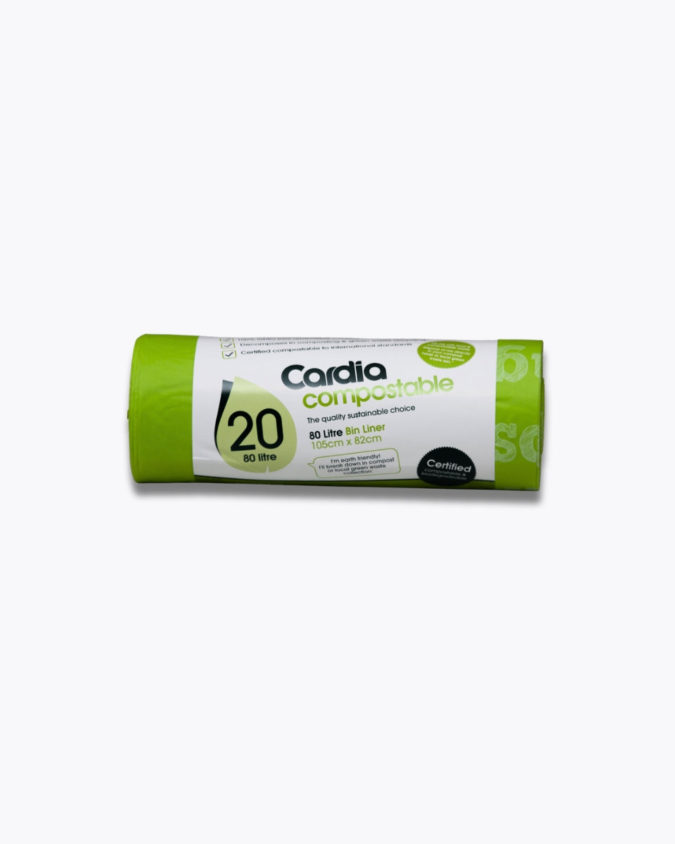 80L Compostable Bin Liner (12 rolls per box)