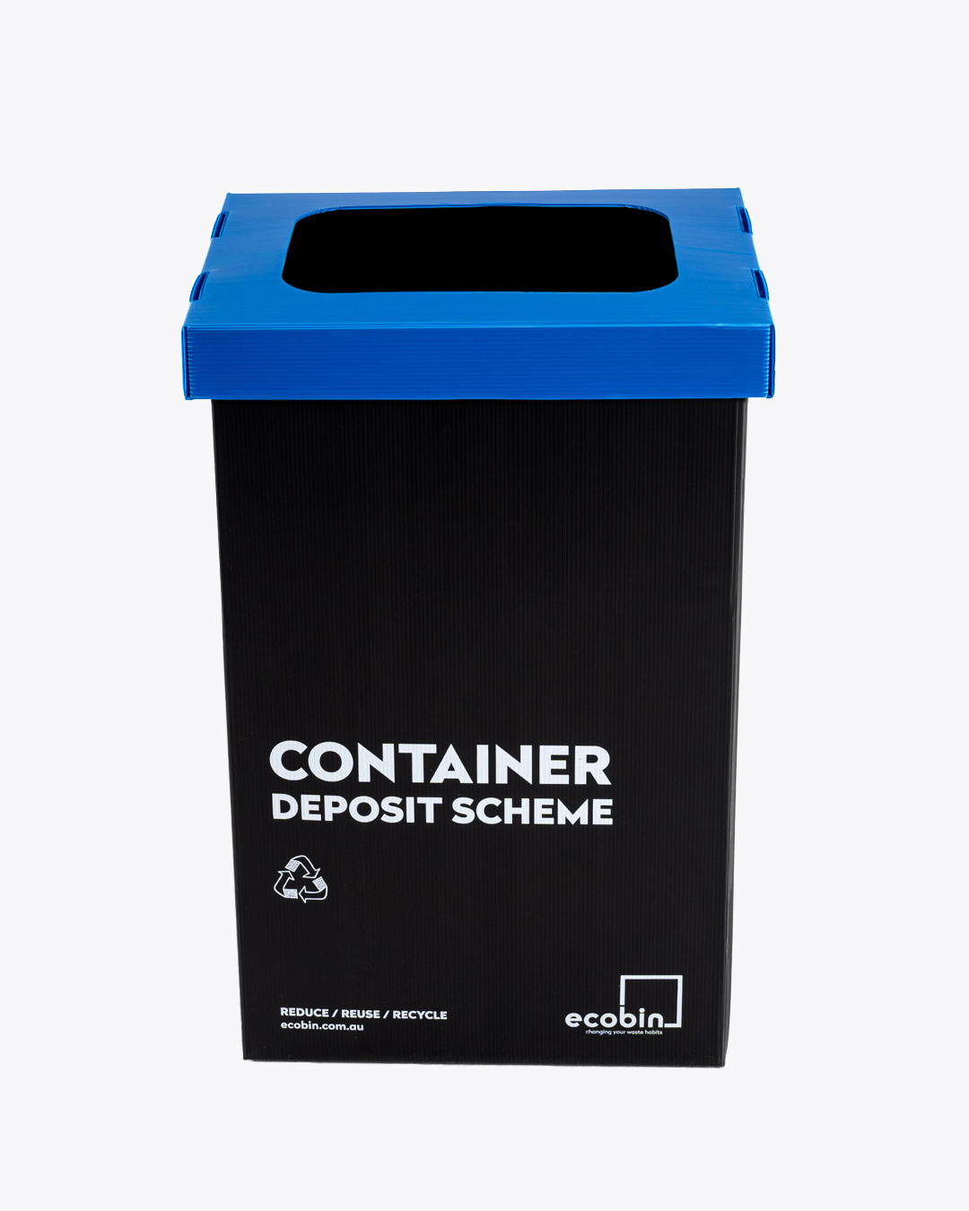 Container Deposit Scheme Bin 60L Black