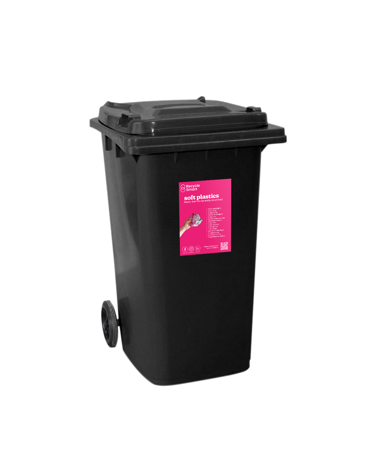 Wheelie Bin | Black | 240 Litres