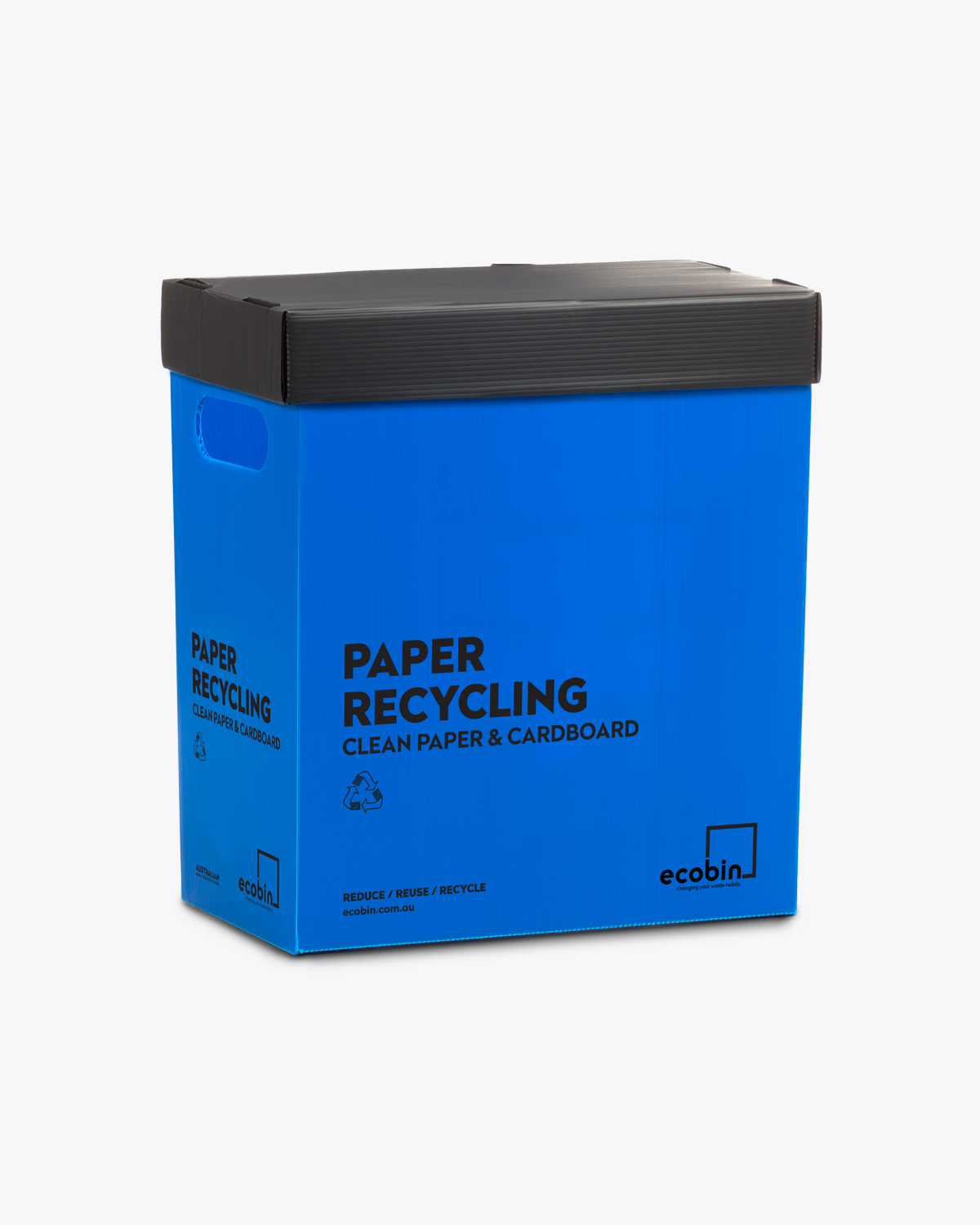 Paper & Cardboard Recycling Bin | 25L Blue Ecobin