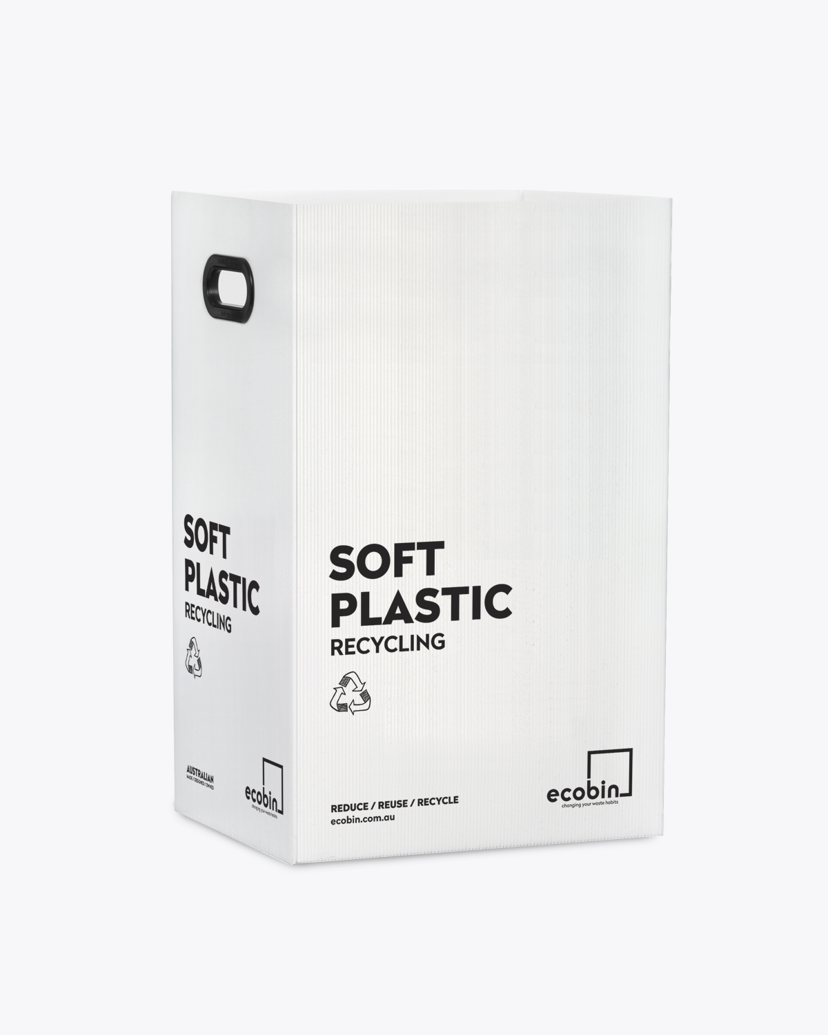 Soft Plastic Recycling Bin | 60L White