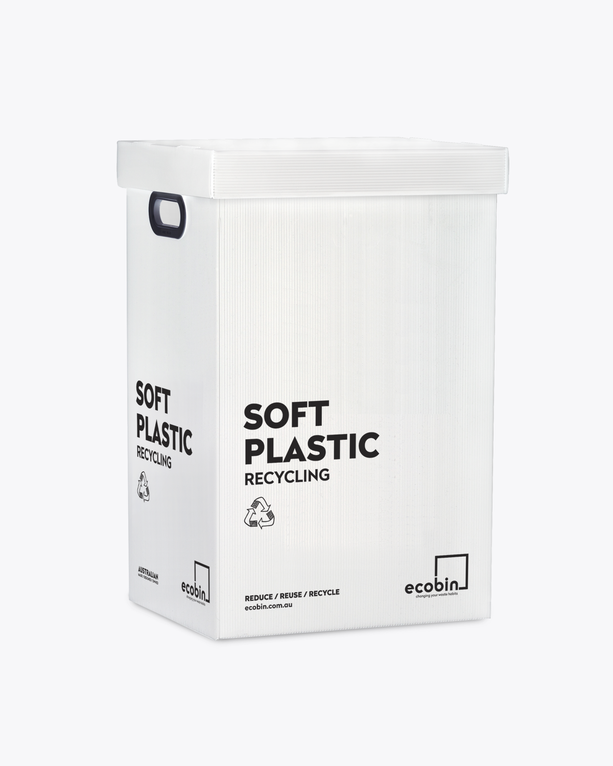 Soft Plastic Recycling Bin | 60L White