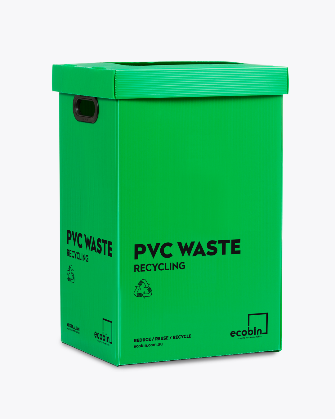 PVC Waste Bin | 60L Green