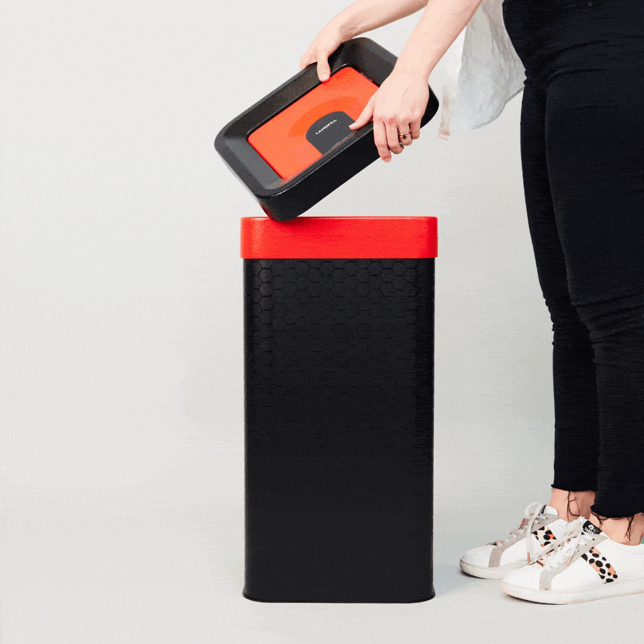 Glass Only FLIP Bin | Purple Ecobin| 60 Litre