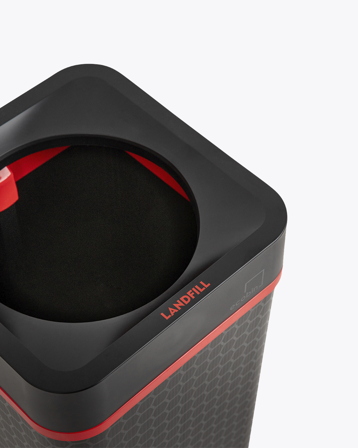 Landfill Red 60L Bin | Flip Range