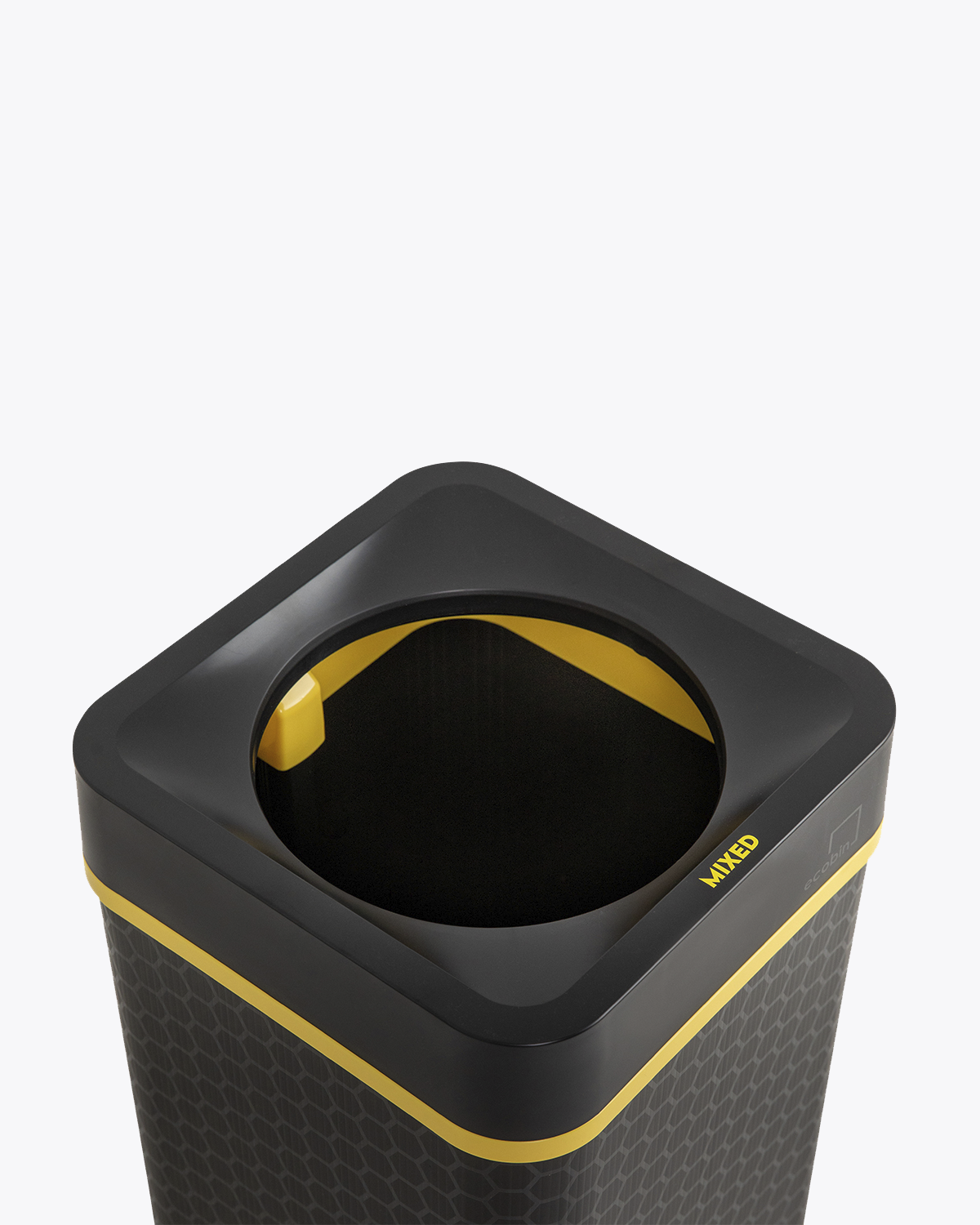 Mixed Recycling Yellow 60L Bin | Flip Range