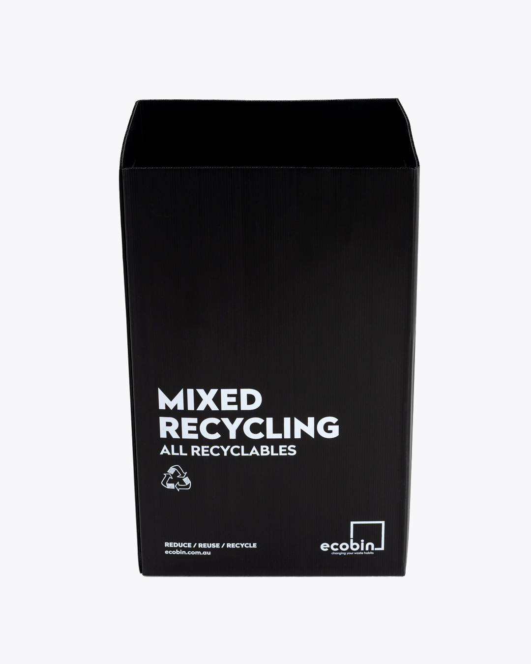 Mixed Recycling 60L Bin | Black Range
