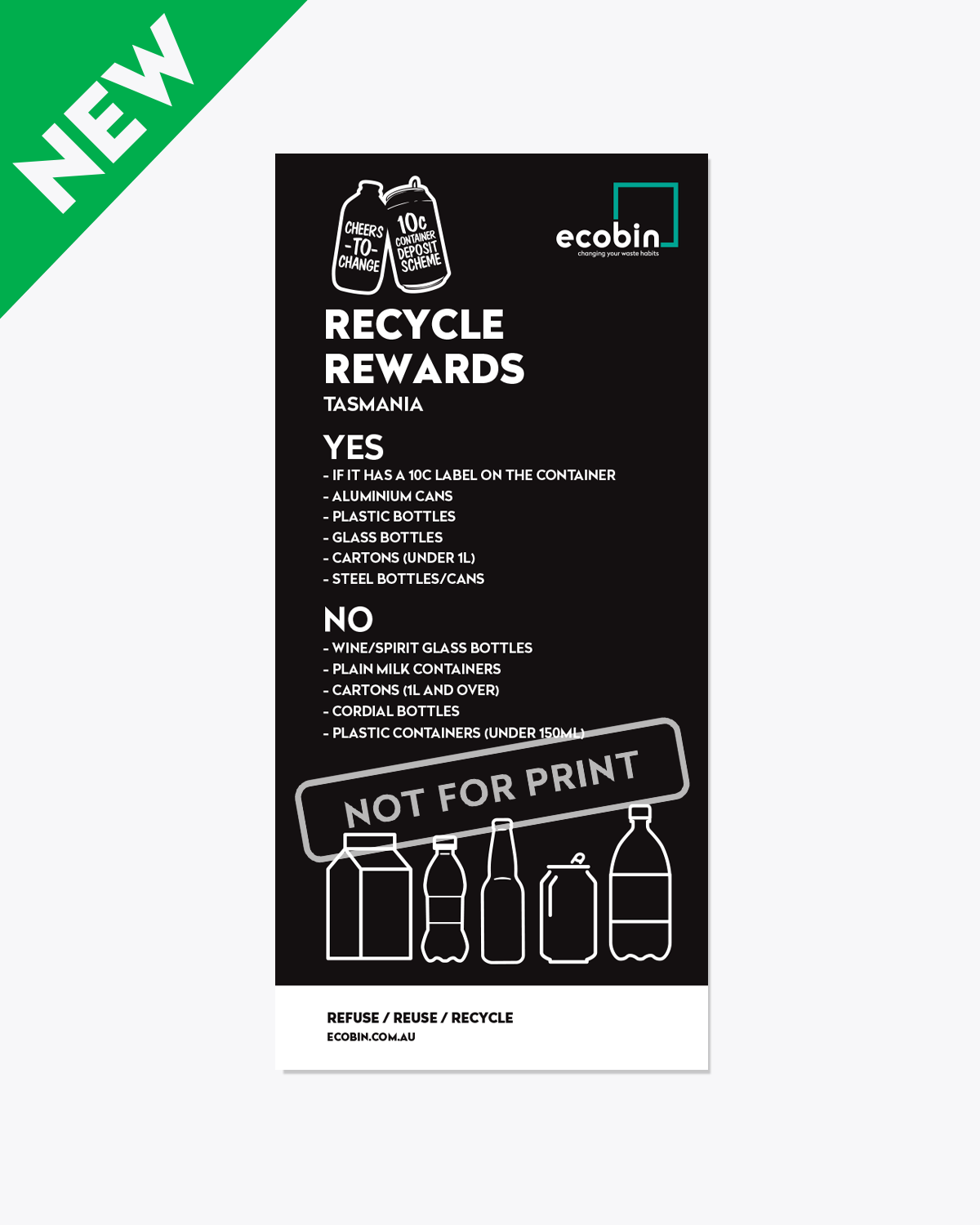 Recycle Rewards Poster - TAS