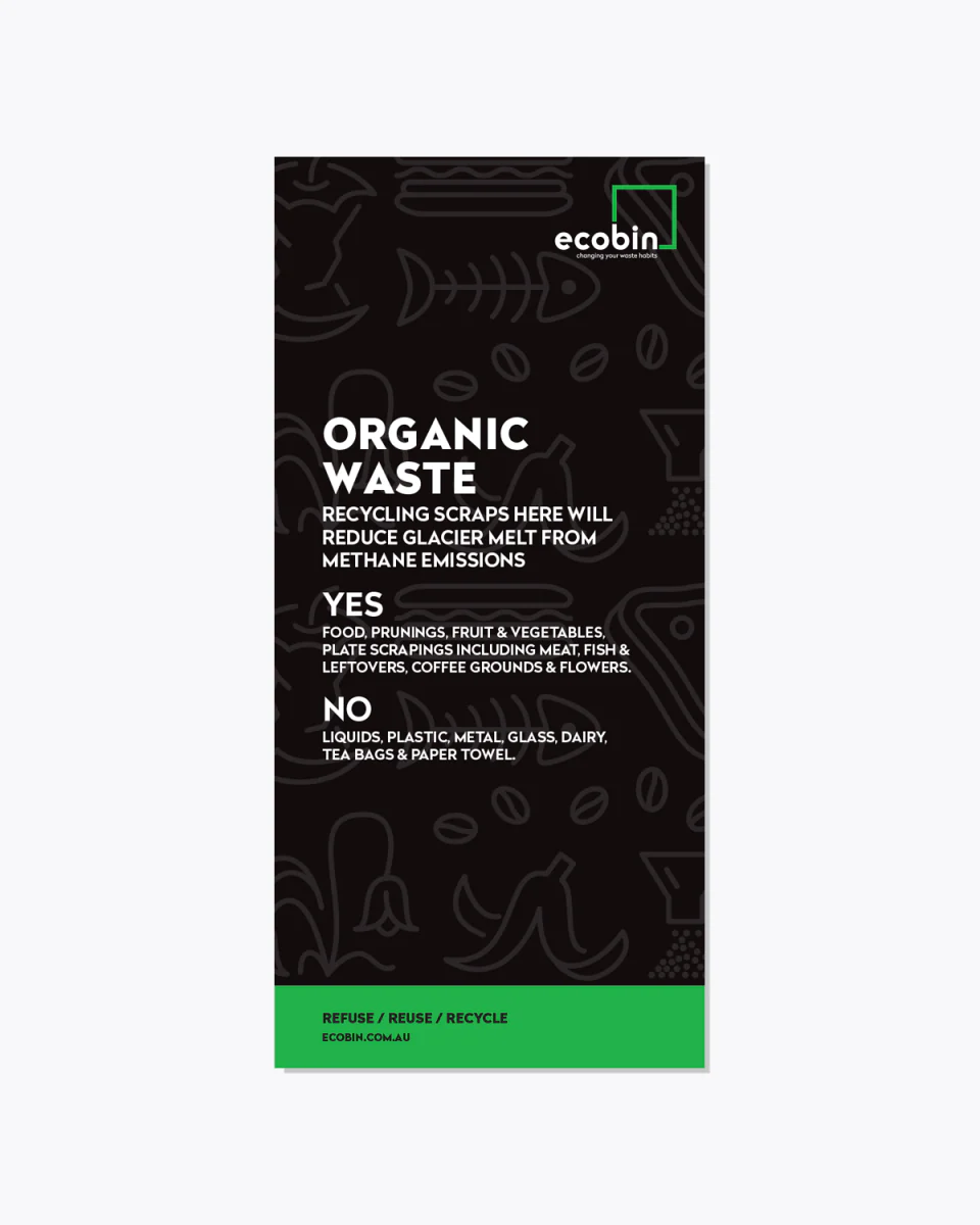 Organic Waste Educational Poster |List Design
