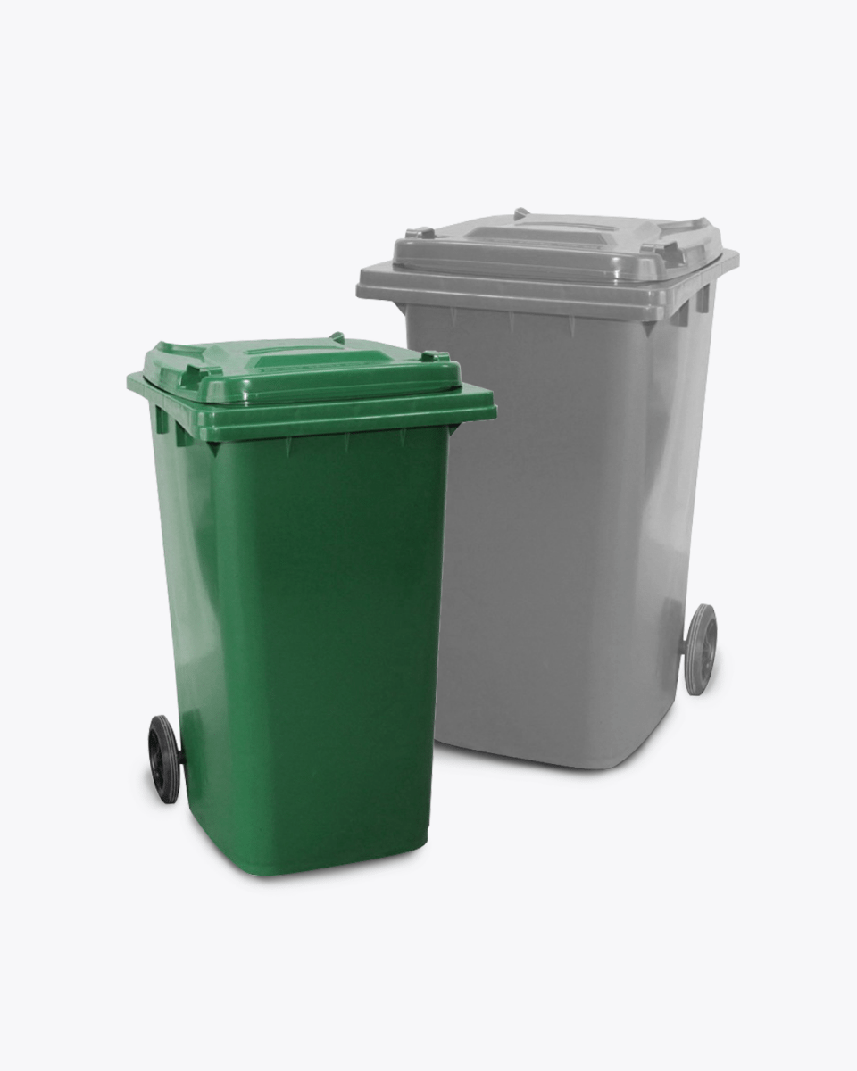 120L Green Wheelie Bin