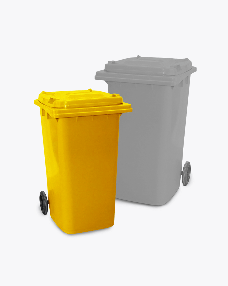 Wheelie Bin | Yellow | 120 Litres