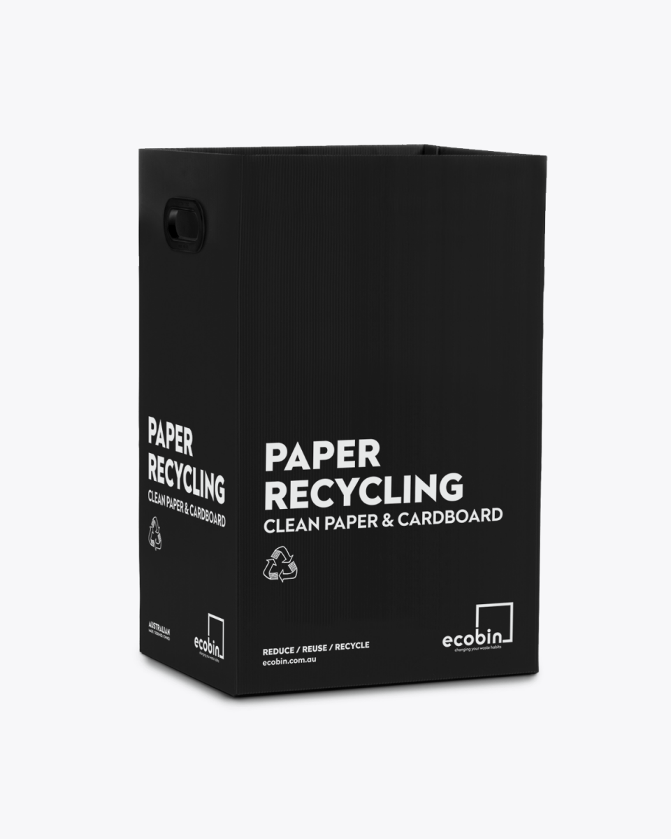 Paper & Cardboard 60L (Black)