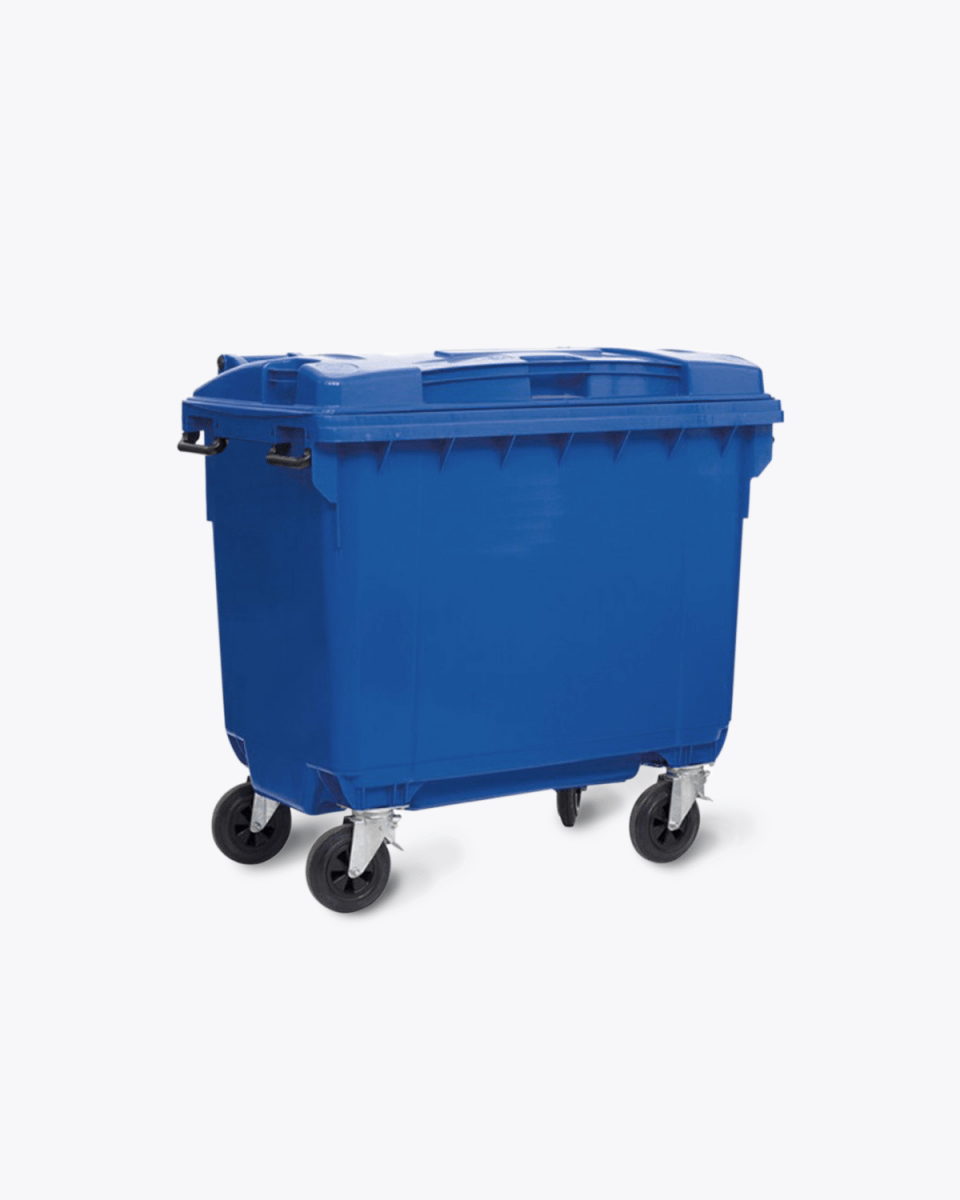 660L Blue Wheelie Bin