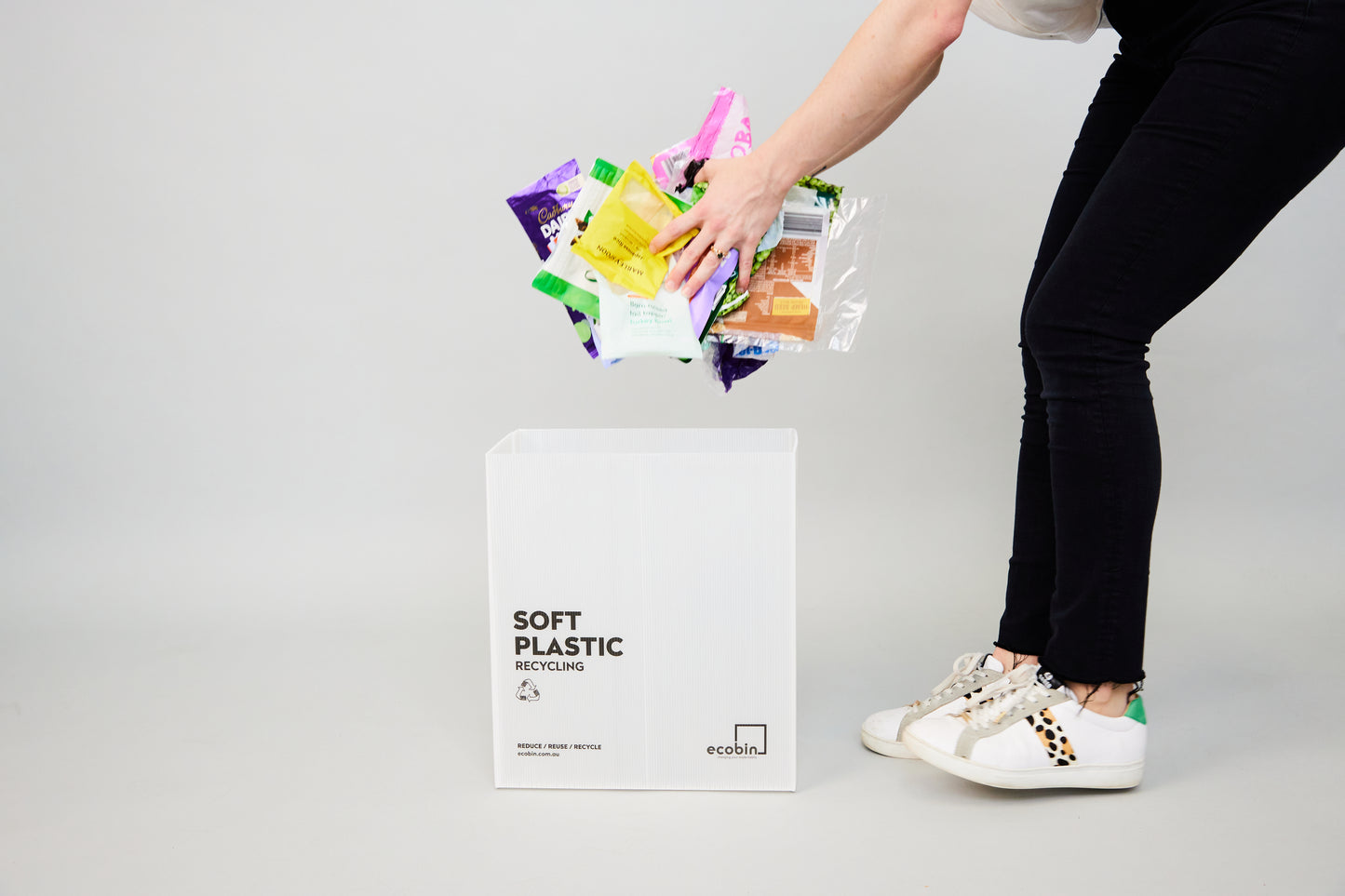 Soft Plastic Recycling Bin | 25L White Ecobin