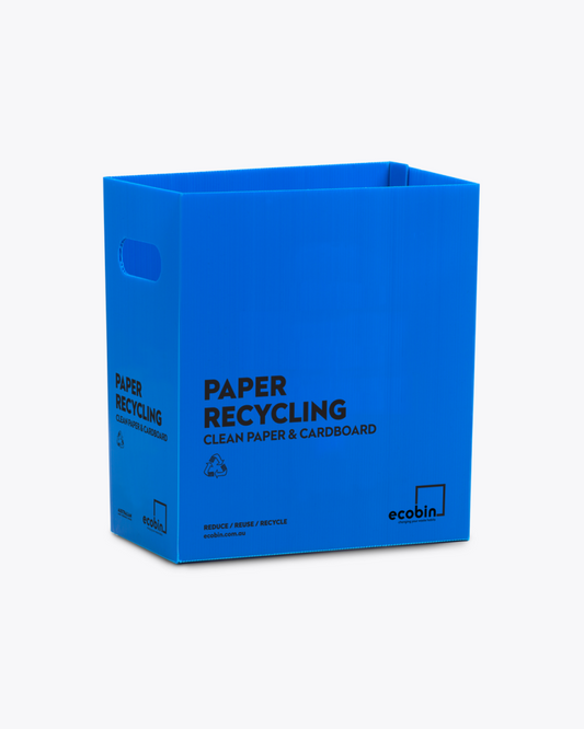 Paper & Cardboard Recycling Bin | 25L Blue