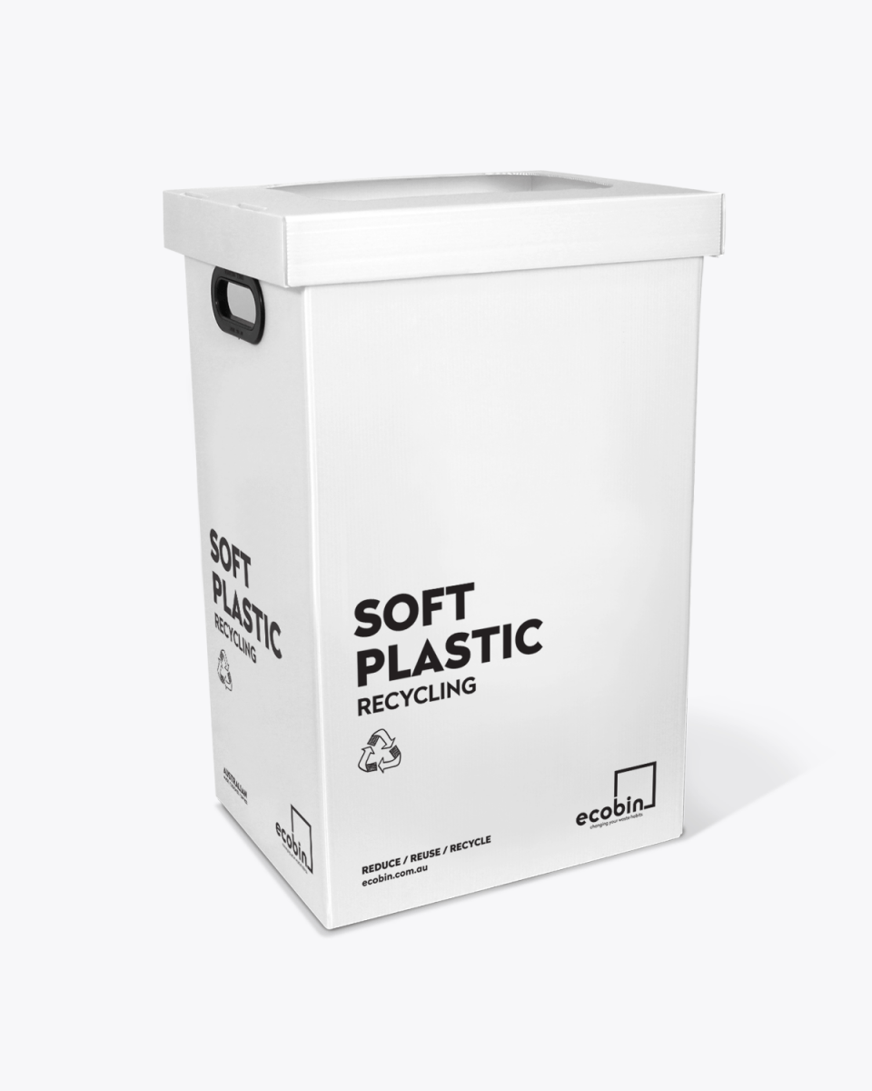 Soft Plastic Recycling Bin | 60L White
