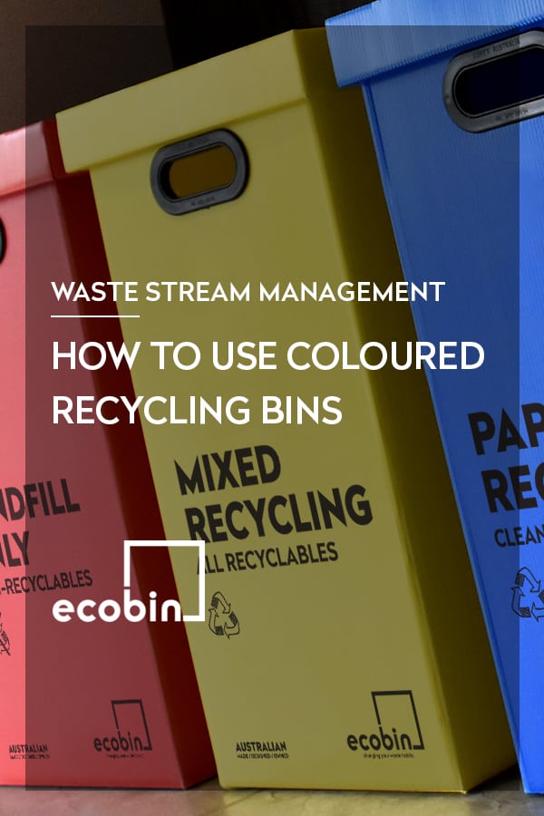 How to use coloured recycling bins