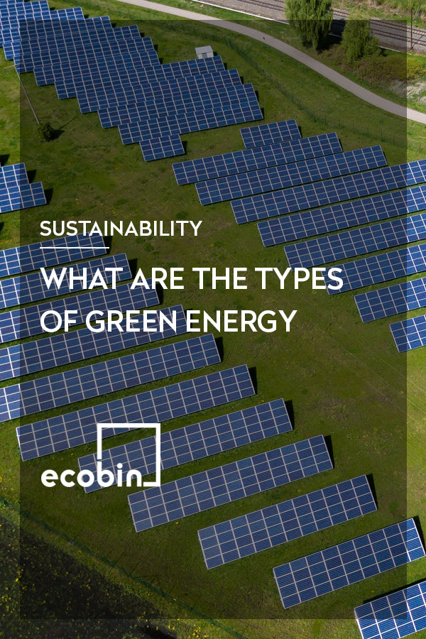 What are the types of green energy?