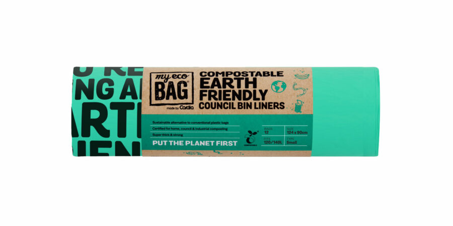 120L - 140L Compostable Bin Liners | 144 Per Box