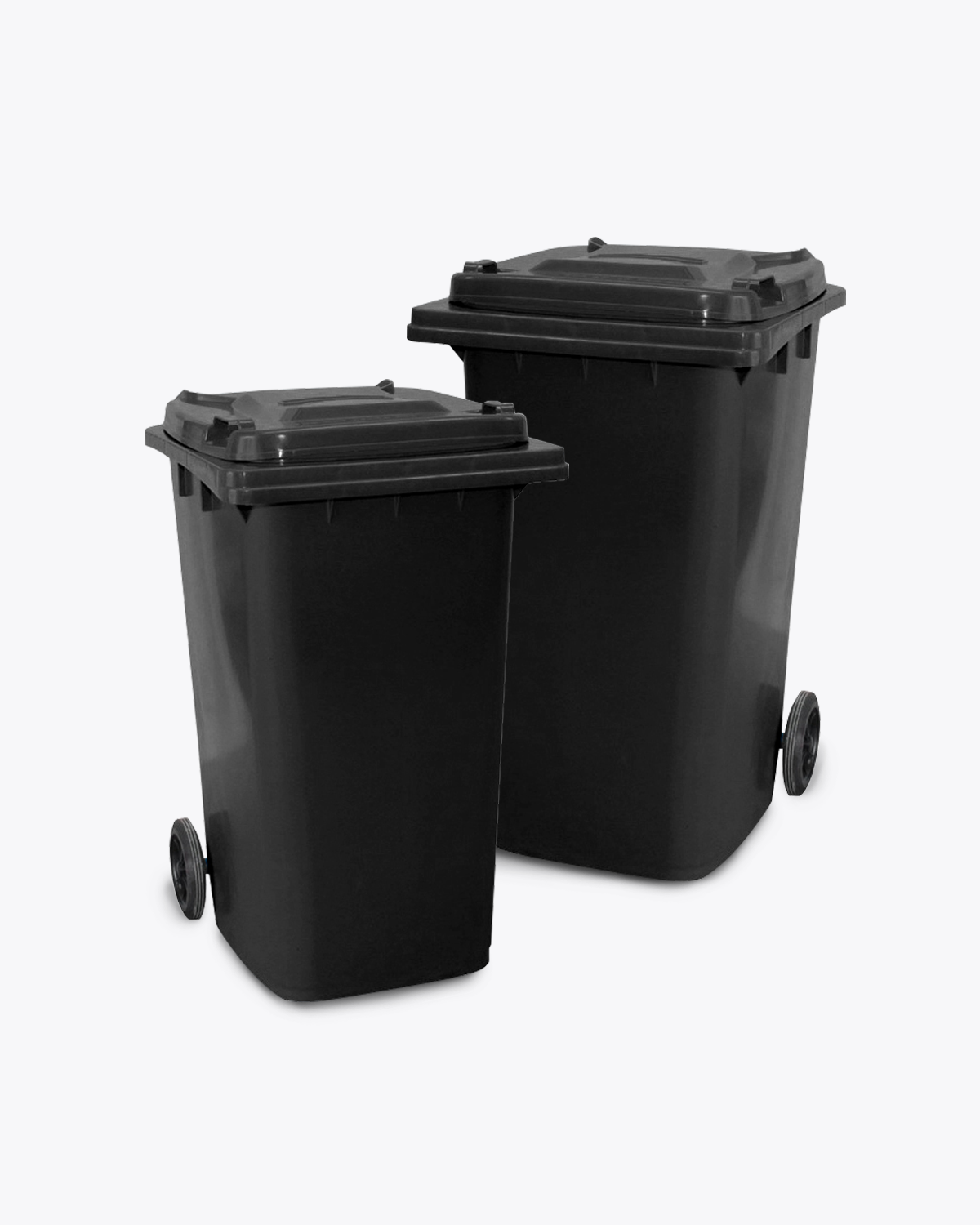 Wheelie Bin | Black | 120 Litres