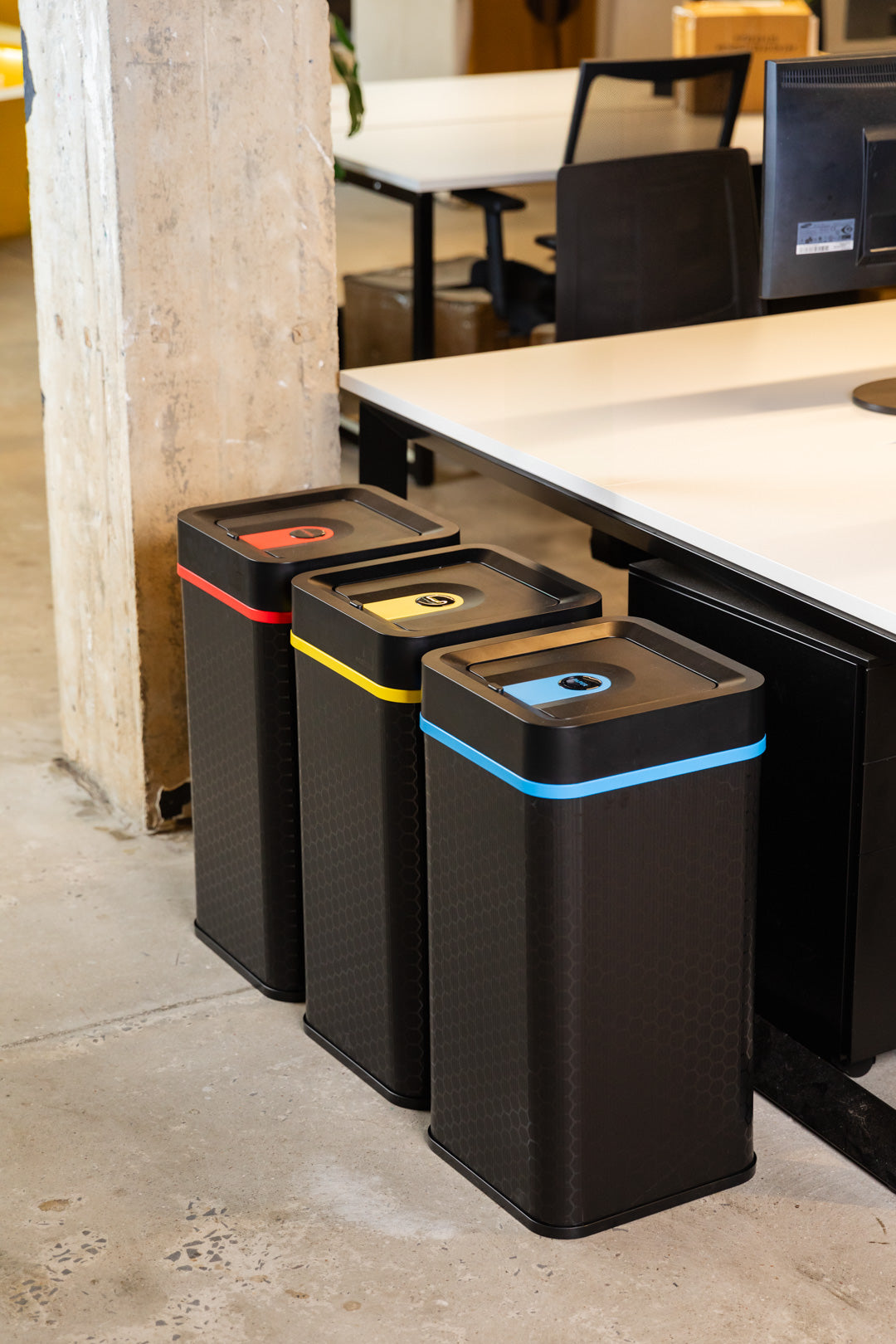 Set of Three 60L Bins | Flip Range