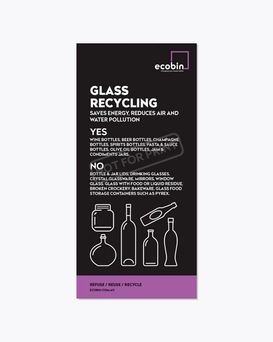 Glass Recycling Educational Poster | Image Design