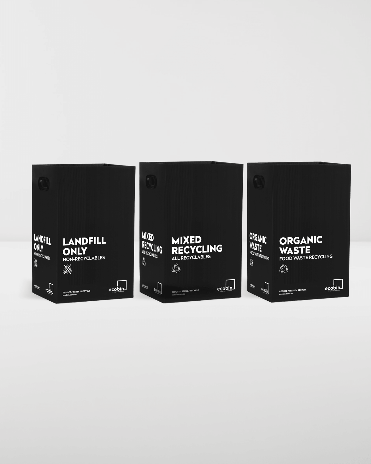 Set of 3 (60L Black Range)