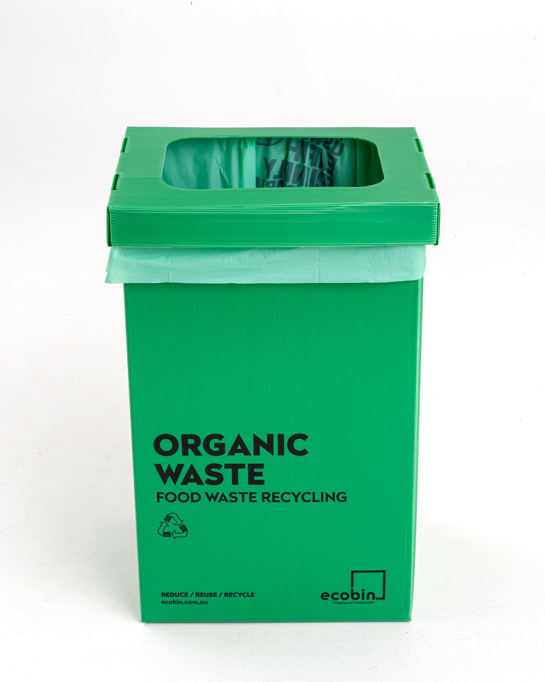 Organic Food Waste Bin | 60L Green Ecobin