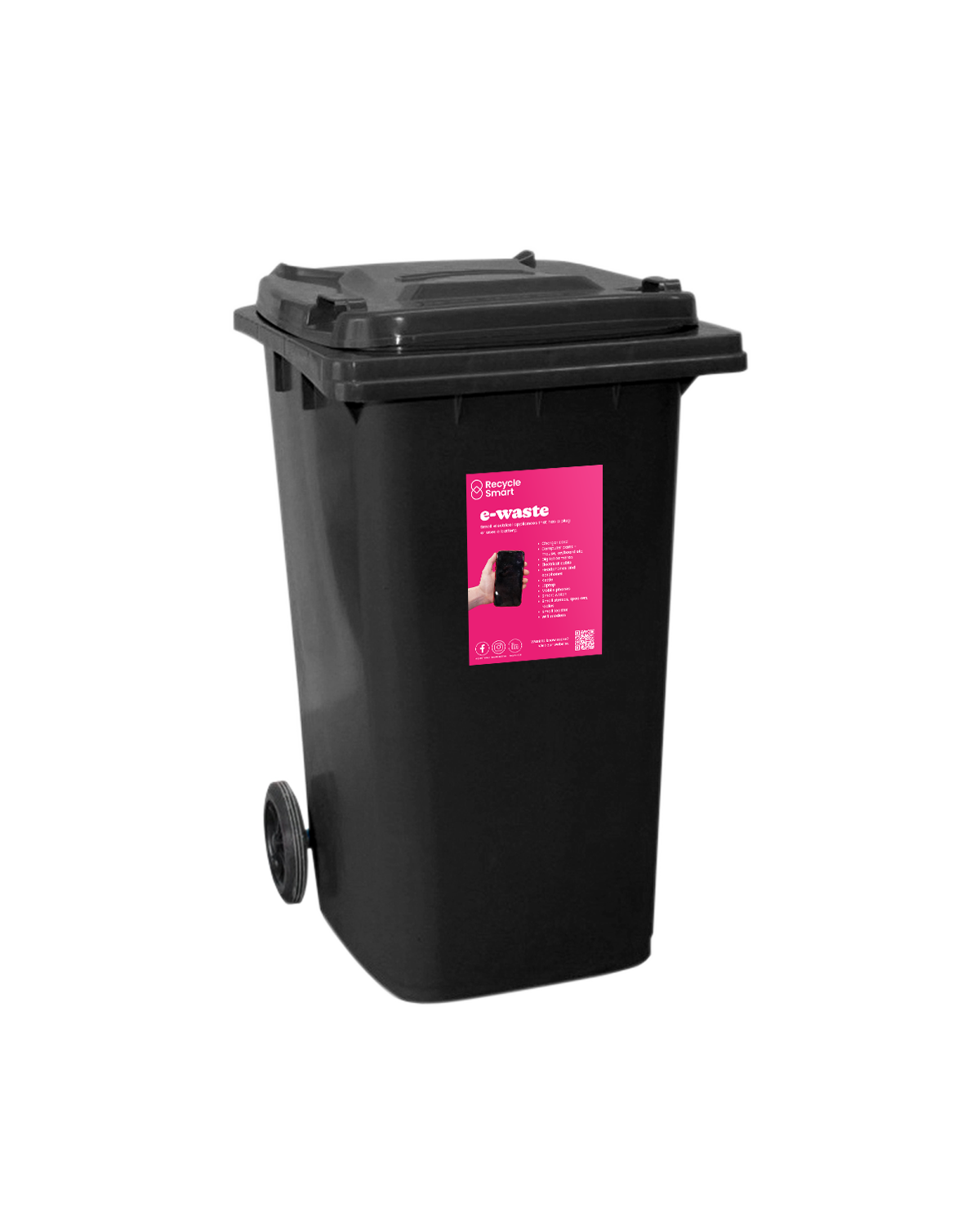 Wheelie Bin | Black | 240 Litres
