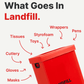 Landfill Bin | 60L Red
