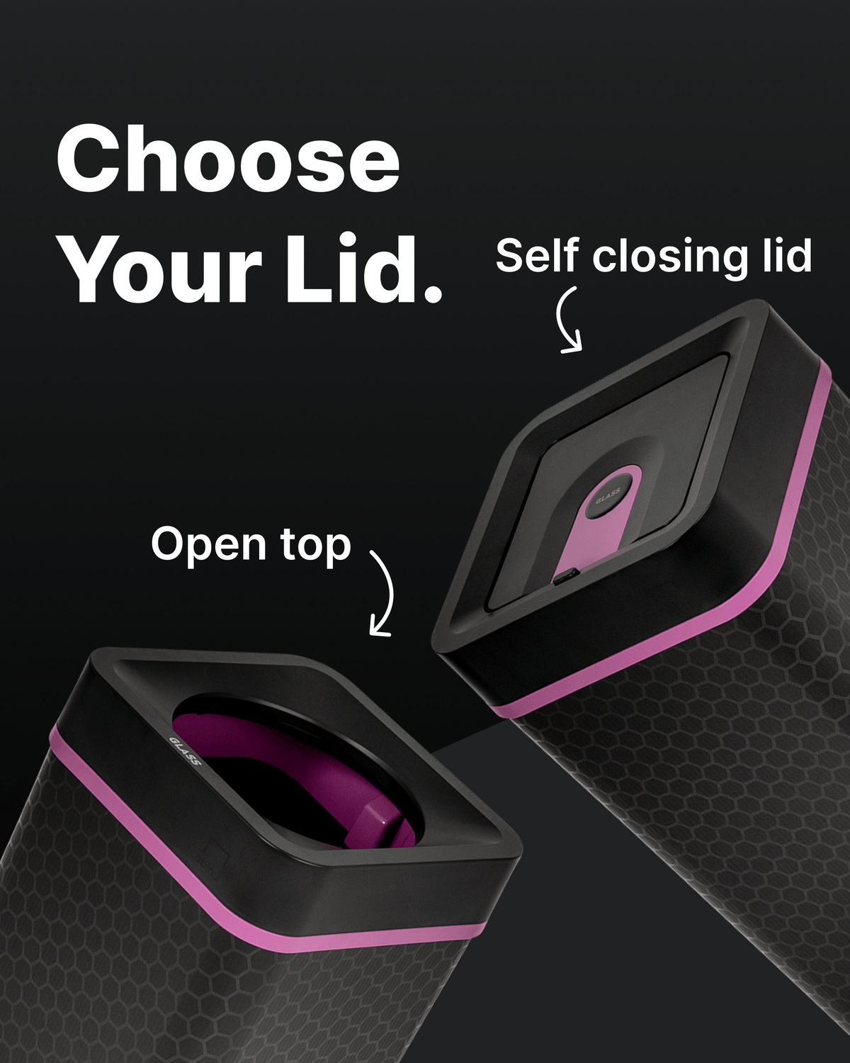 Glass Recycling 60L Bin | Flip Range