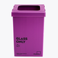 Glass Recycling Bin | 60L Purple