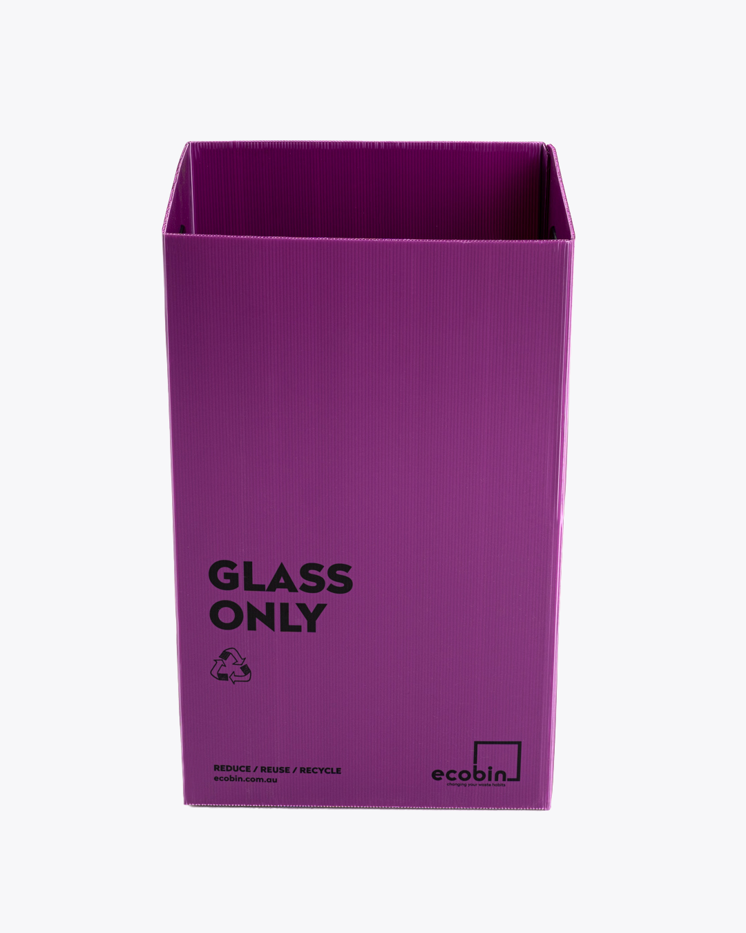 Glass Recycling Bin | 60L Purple