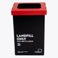 Landfill 60L Bin | Black Range