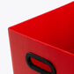 Red bin up close