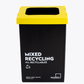 Mixed Recycling 60L Bin | Black Range
