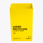 Mixed Recycling Bin 60L Yellow