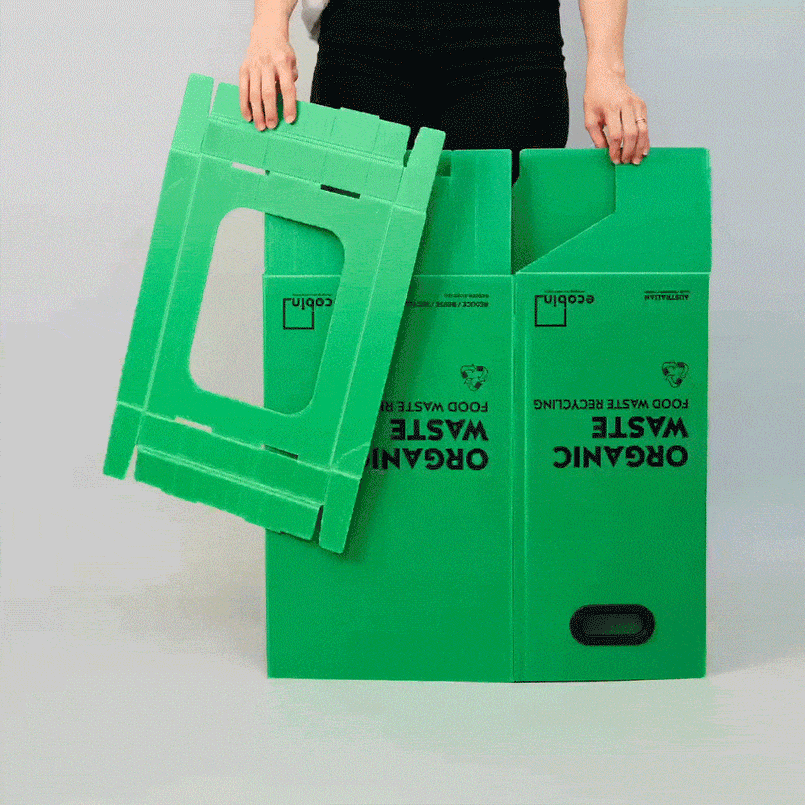 Organic waste bin assembly