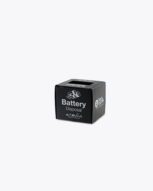 Black Battery Recycling Mini Bin 1 litre