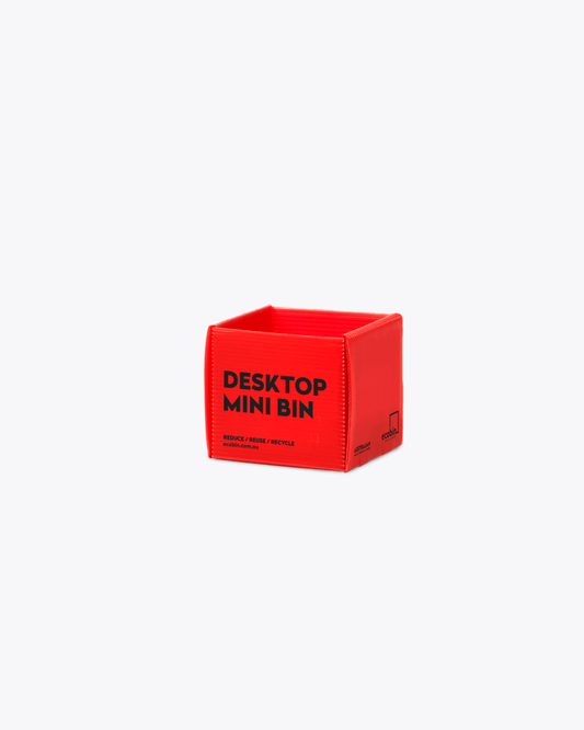 Landfill Waste Desktop Mini Bin | 1L Red