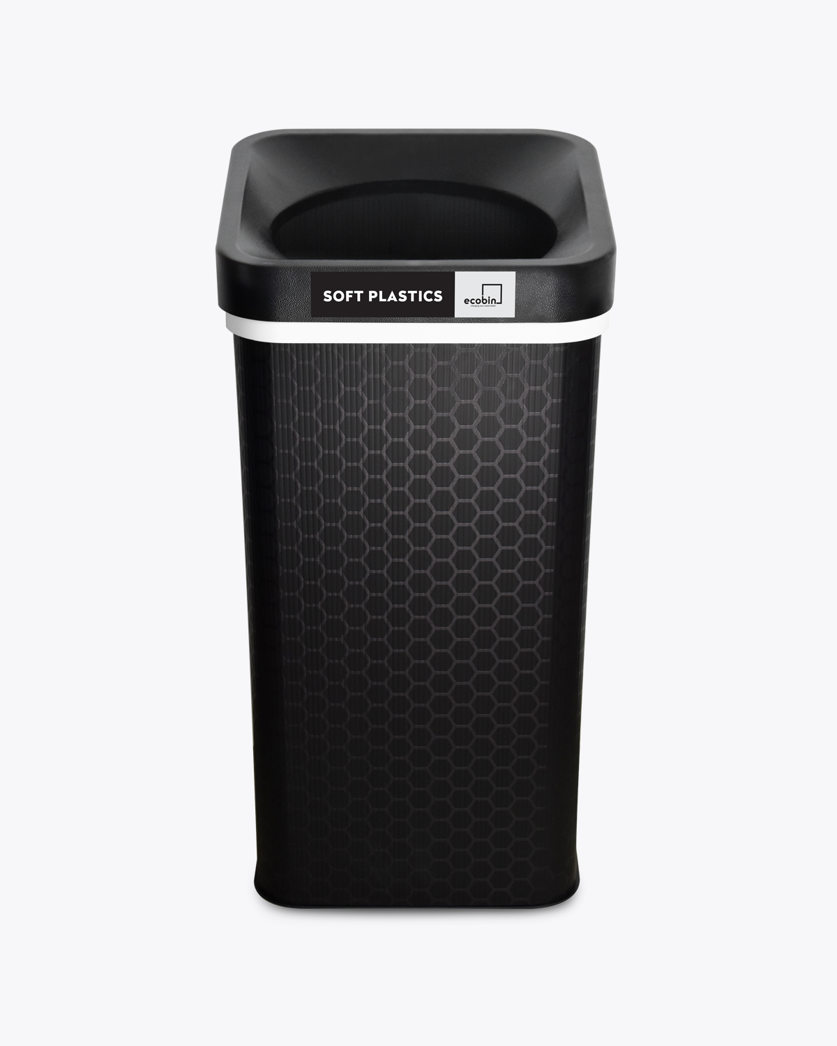 Soft Plastics Recycling FLIP Bin | Light Grey Ecobin | 60 Litre