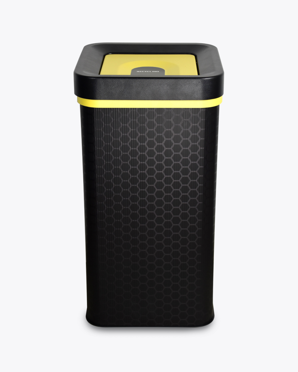 Mixed Recycling FLIP Bin | Yellow Ecobin | 60 Litre