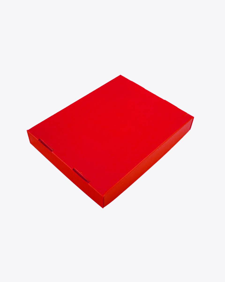 Landfill Waste Lid No Hole | Red Ecobin | to suit 60 Litre