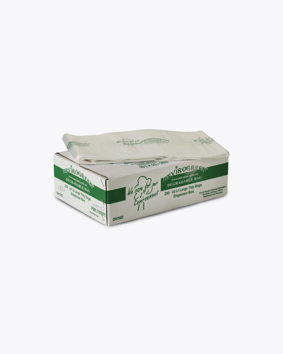 72L-80L Degradable Bin Liners | 250 Per Box