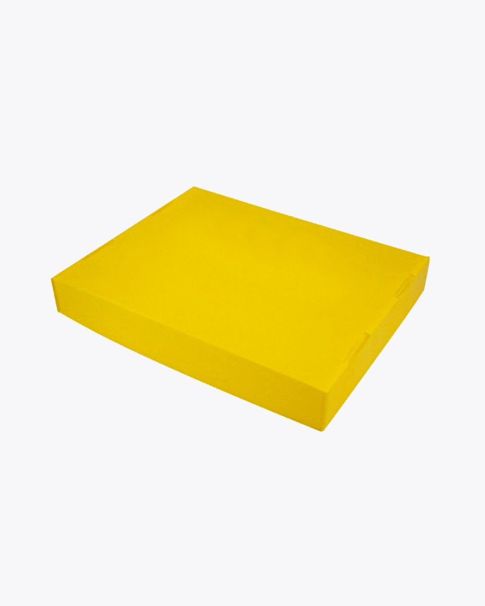 Mixed Recycling Waste Lid No Hole | Yellow Ecobin | To Suit 60 Litre