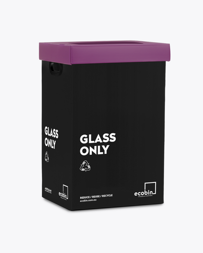 Glass Recycling 60L Bin | Black Range