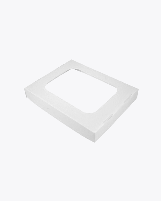 Soft Plastics Lid with Hole | White Ecobin | To Suit 60 Litre