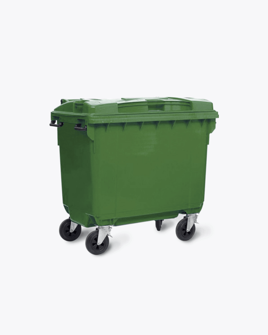 660L Green Wheelie Bin