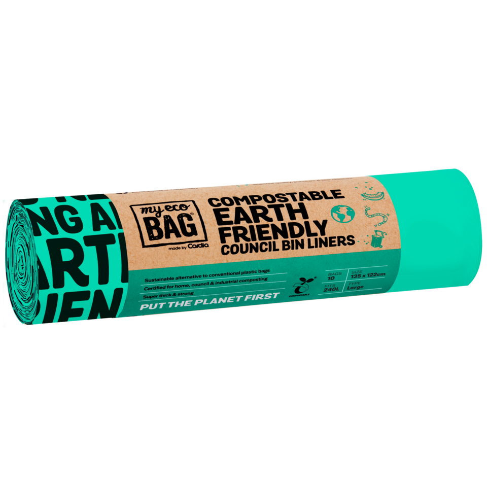 240L Compostable Bin Liners 120 Per Box Ecobin Australia